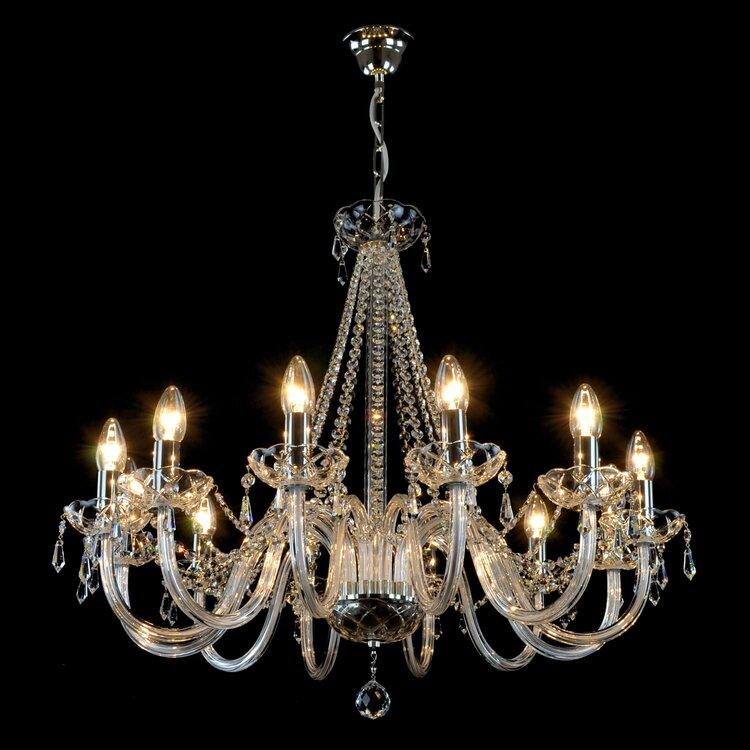 Aria Bonton 12 Light Crystal Chandelier