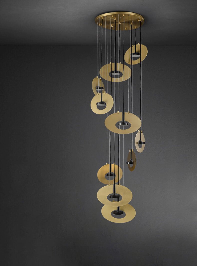 Aria Dayan Modern Brass Chandelier