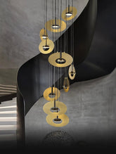 Aria Dayan Modern Brass Chandelier