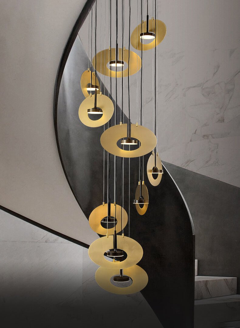 Aria Dayan Modern Brass Chandelier