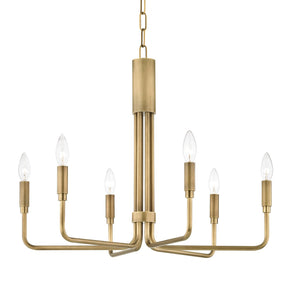 Cooper Modern Brass Chandelier 2 Sizes