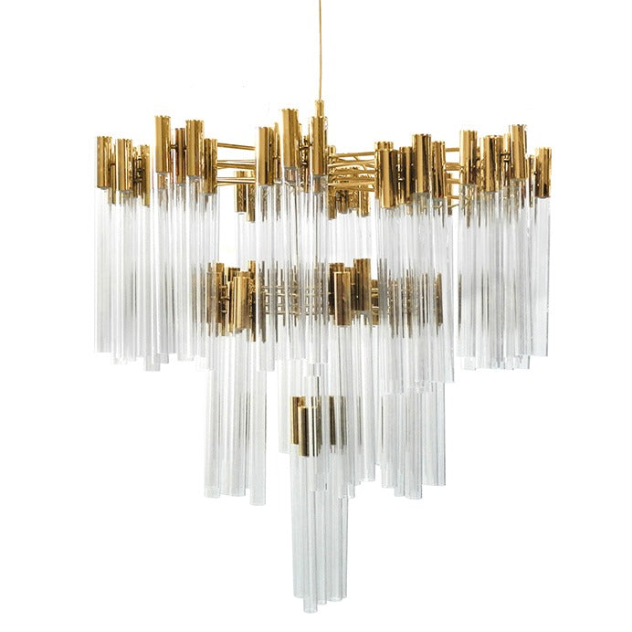 Burj 114 Light Crystal Modern Chandelier - Luxxu