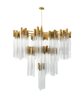 Aria Burj 114 Light Crystal Modern Chandelier