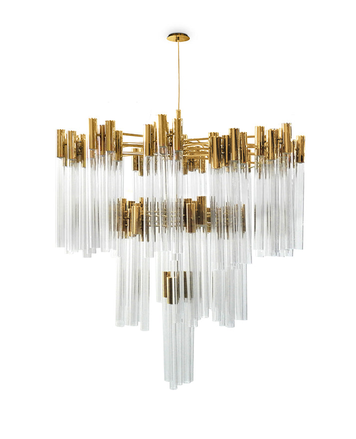 Aria Burj 114 Light Crystal Modern Chandelier