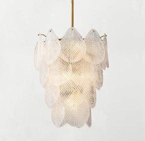 Aria Flower Chandelier, Modern Glass Chandelier Luxury for Home