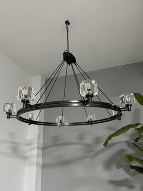 Demaret Double Round Chandelier " 48