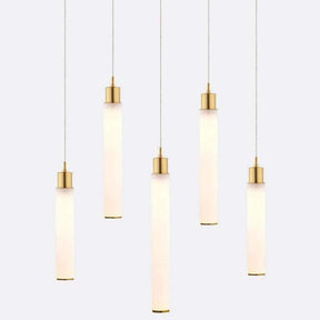 Candle Small Linear Chandelier 5lights