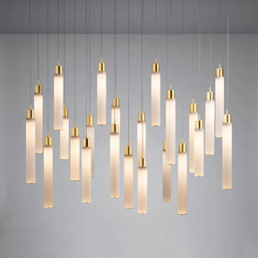 Candle Square Chandelier 18 lights