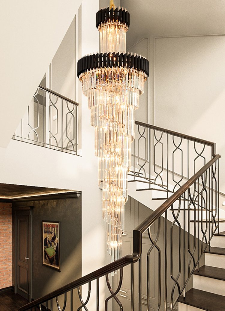 Cyrus Multiple Tier Crystal Chandelier