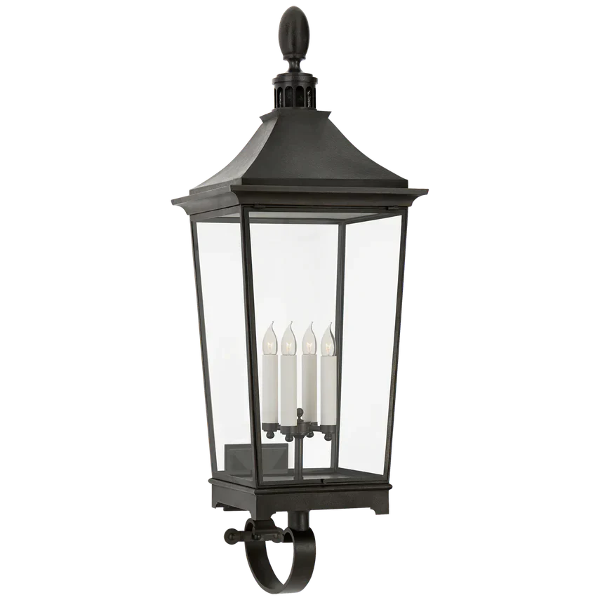 Rosedale Classic Large Tall Bracketed Wall Lantern