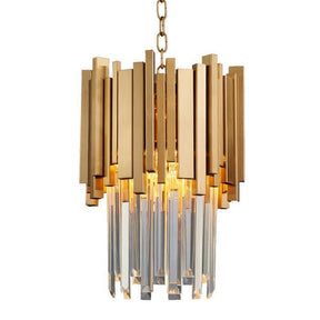 Modern Cream Crystal Pendant Chandelier