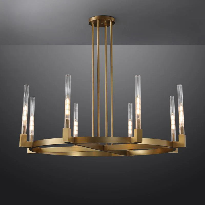 Candlestick Round Chandelier 36" 60” 72"