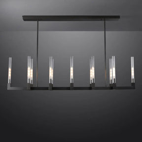 Candlestick Linear Chandelier 55"