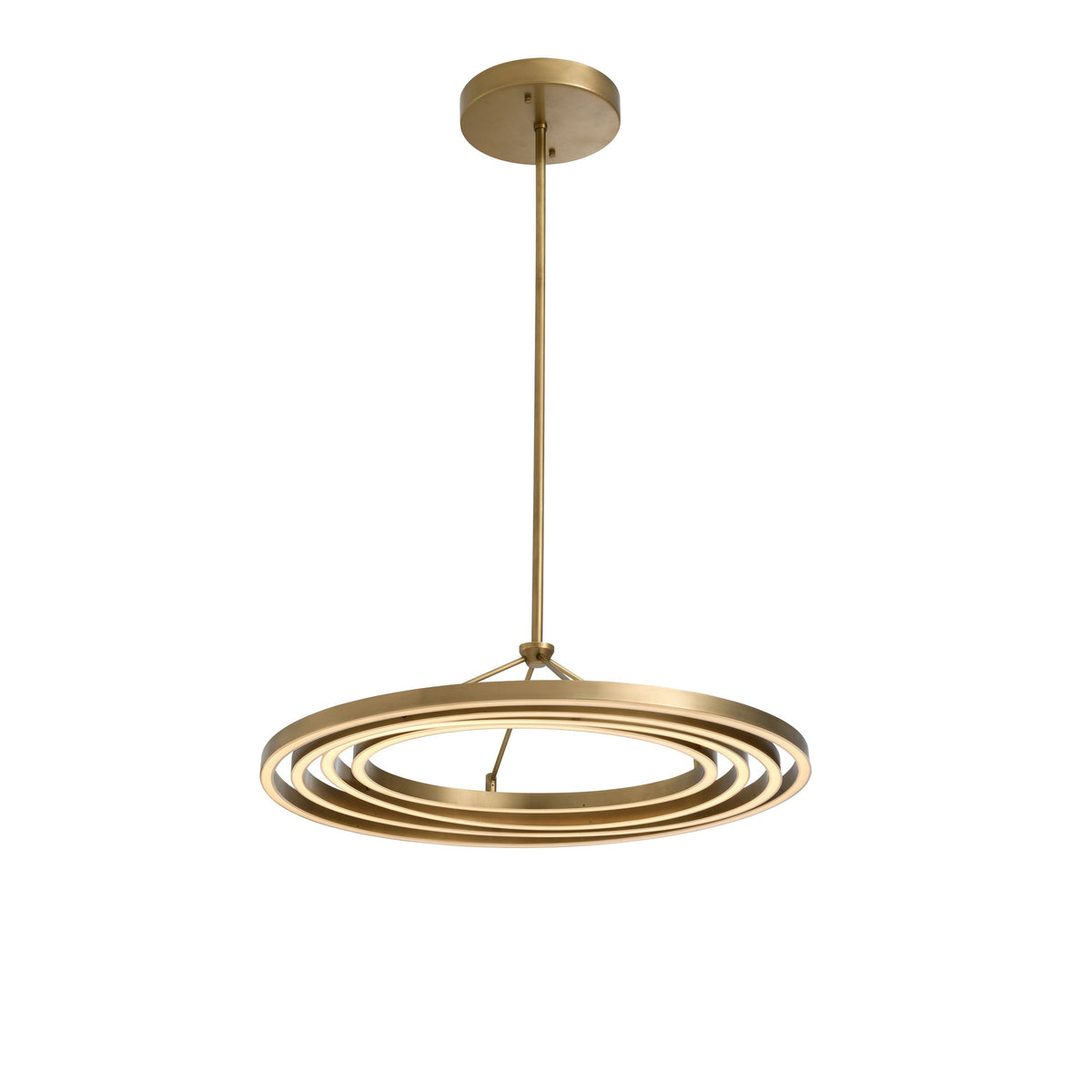 Cooper Modern Brass Chandelier - Brass/Bronze