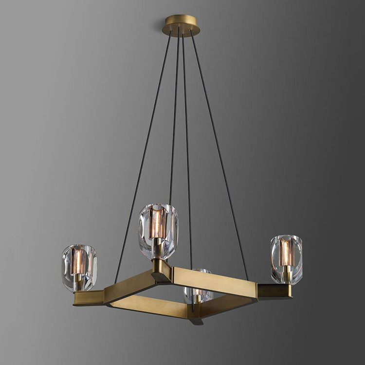 Linna Square Crystal Chandelier