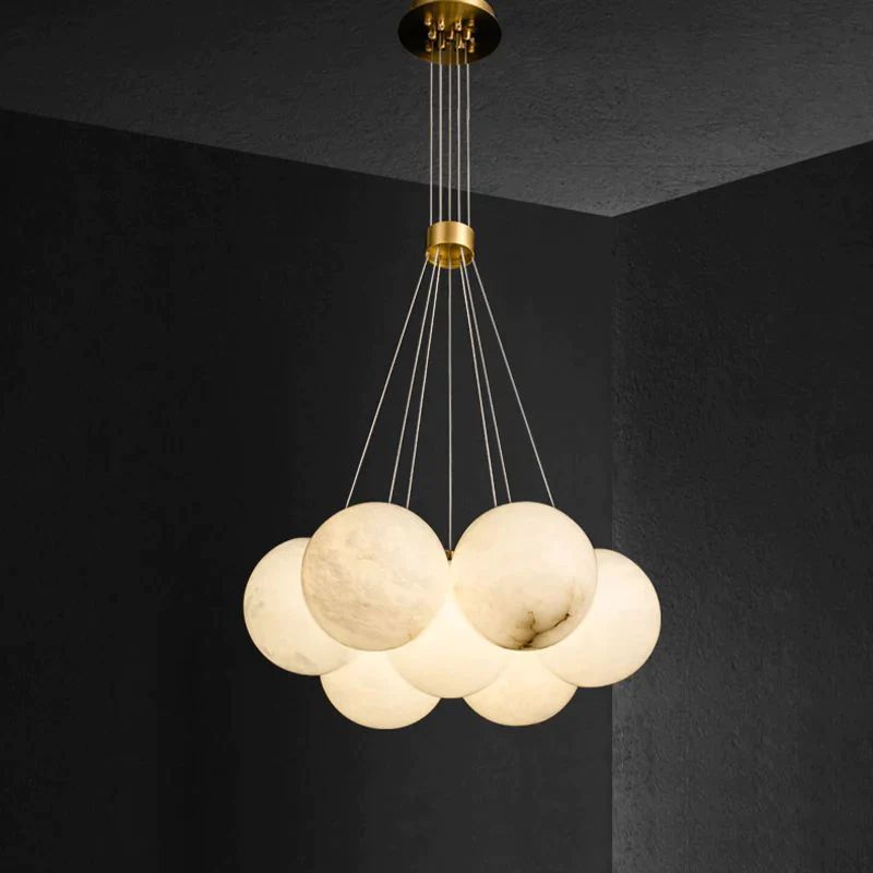 Aria Alabaster Global Ceiling Pendant