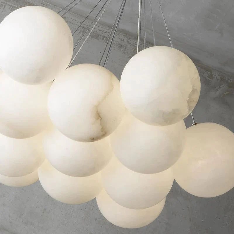 Aria Alabaster Global Ceiling Pendant