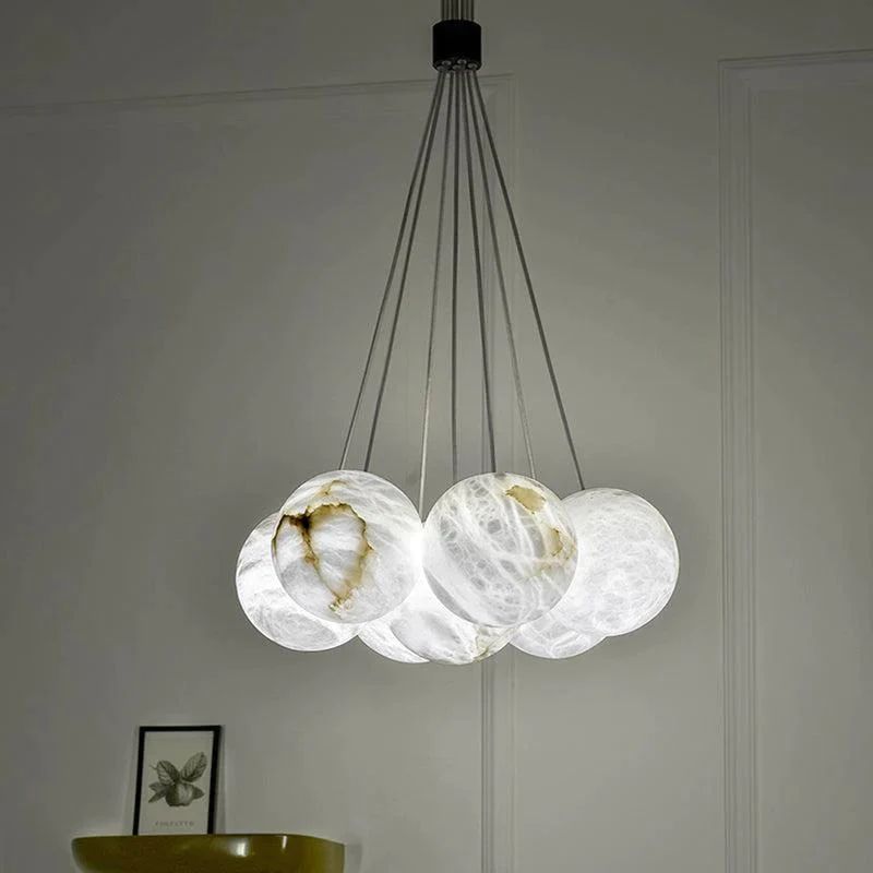 Aria Alabaster Global Ceiling Pendant