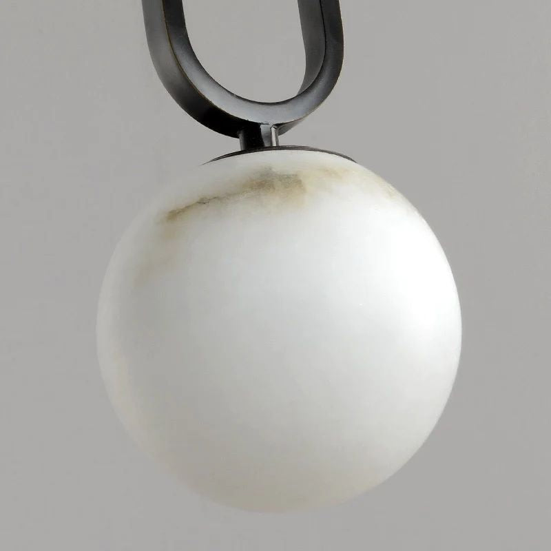 Aria Alabaster Oval Ring Pendant