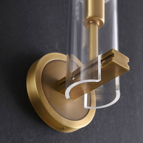 Brass Kaleidoscope Wall Sconce