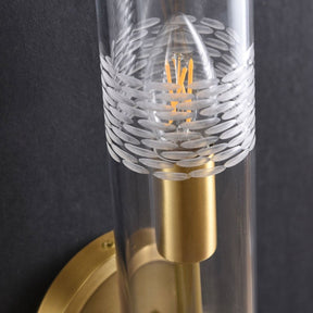 Brass Kaleidoscope Wall Sconce