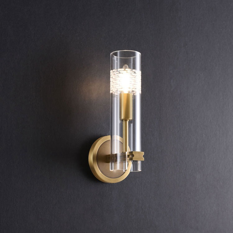 Brass Kaleidoscope Wall Sconce