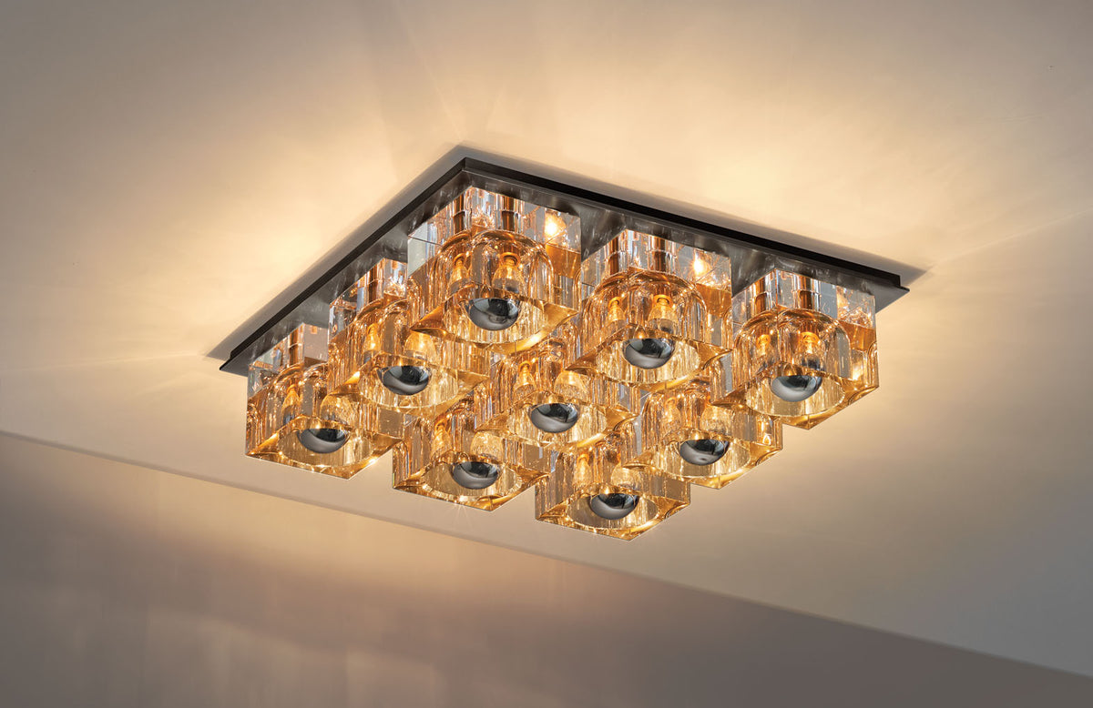 Glaçon 9 Light Flush Mount