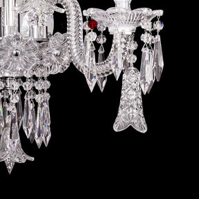 Elegance Candle Aria Crystal Wall Sconce With Bell