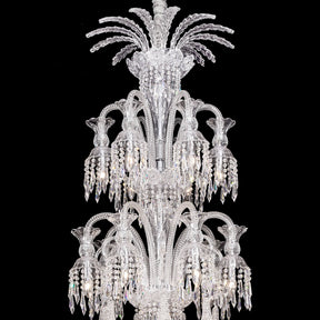 Huge Aria Museum Crystal Chandelier