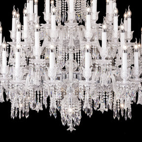 Huge Aria Museum Crystal Chandelier