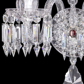 Elegance Crystal Cup Aria  Wall Sconce