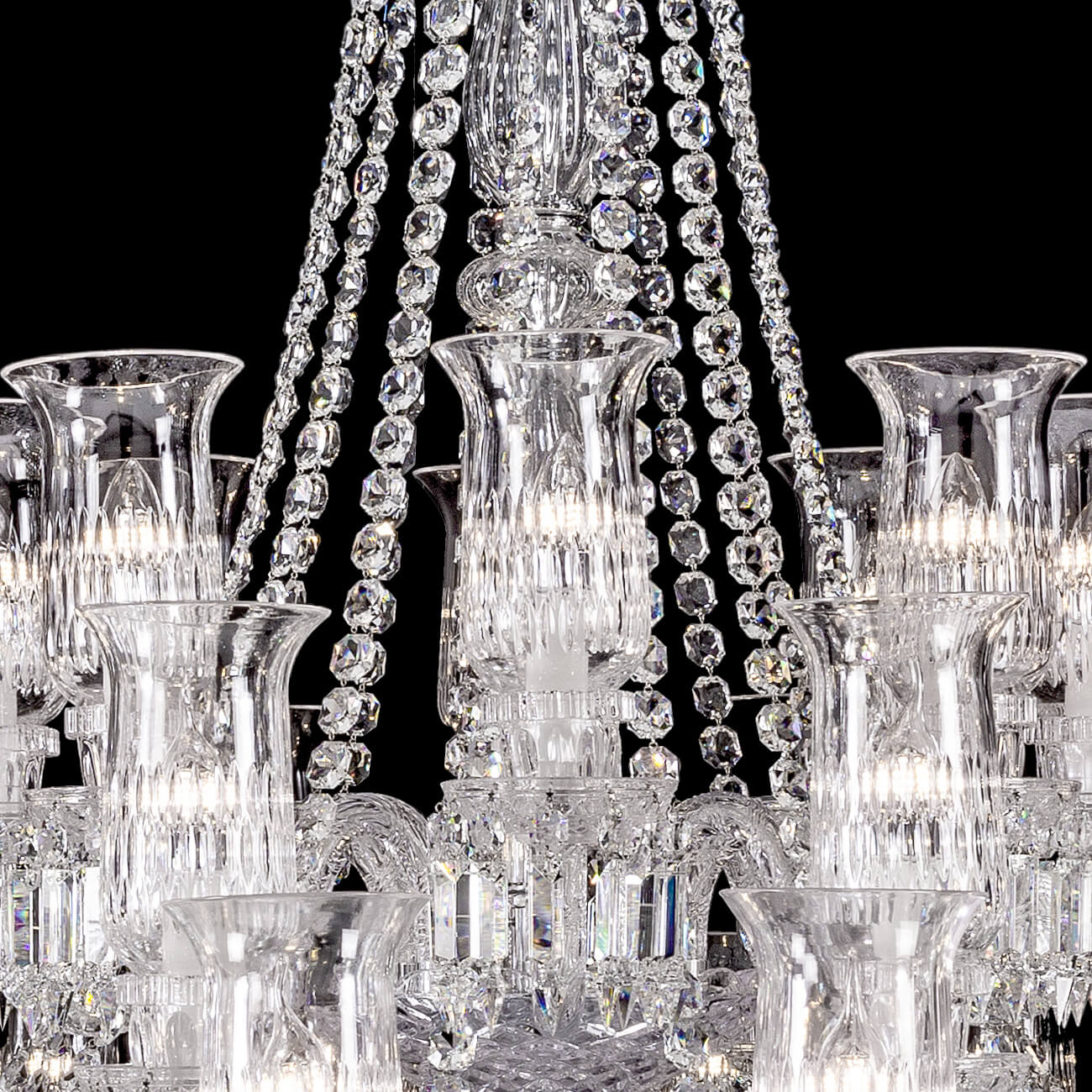 Aria Crystal Cups Chandelier For Living Room