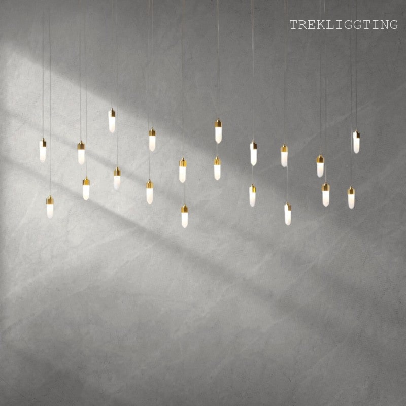 Leo Chandelier-20 Drop Rectangle