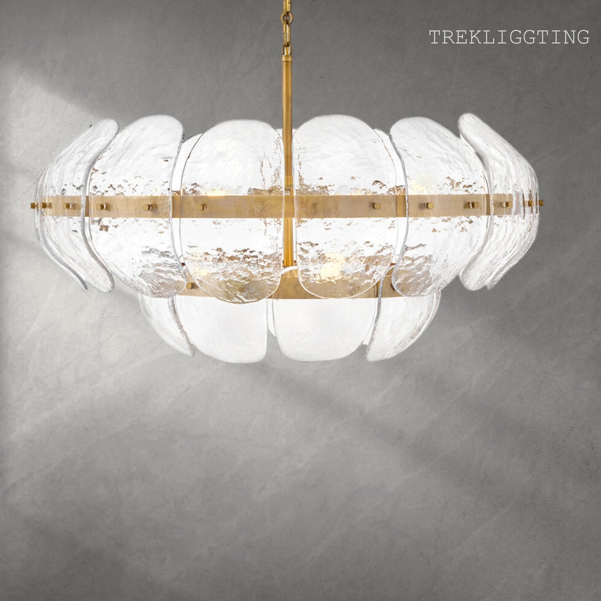 Lillia 9 - Light Steel Dimmable Chandelier