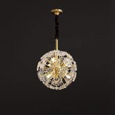 Aria Dandelion Flowers Modern Crystal Spherical Chandelier Light