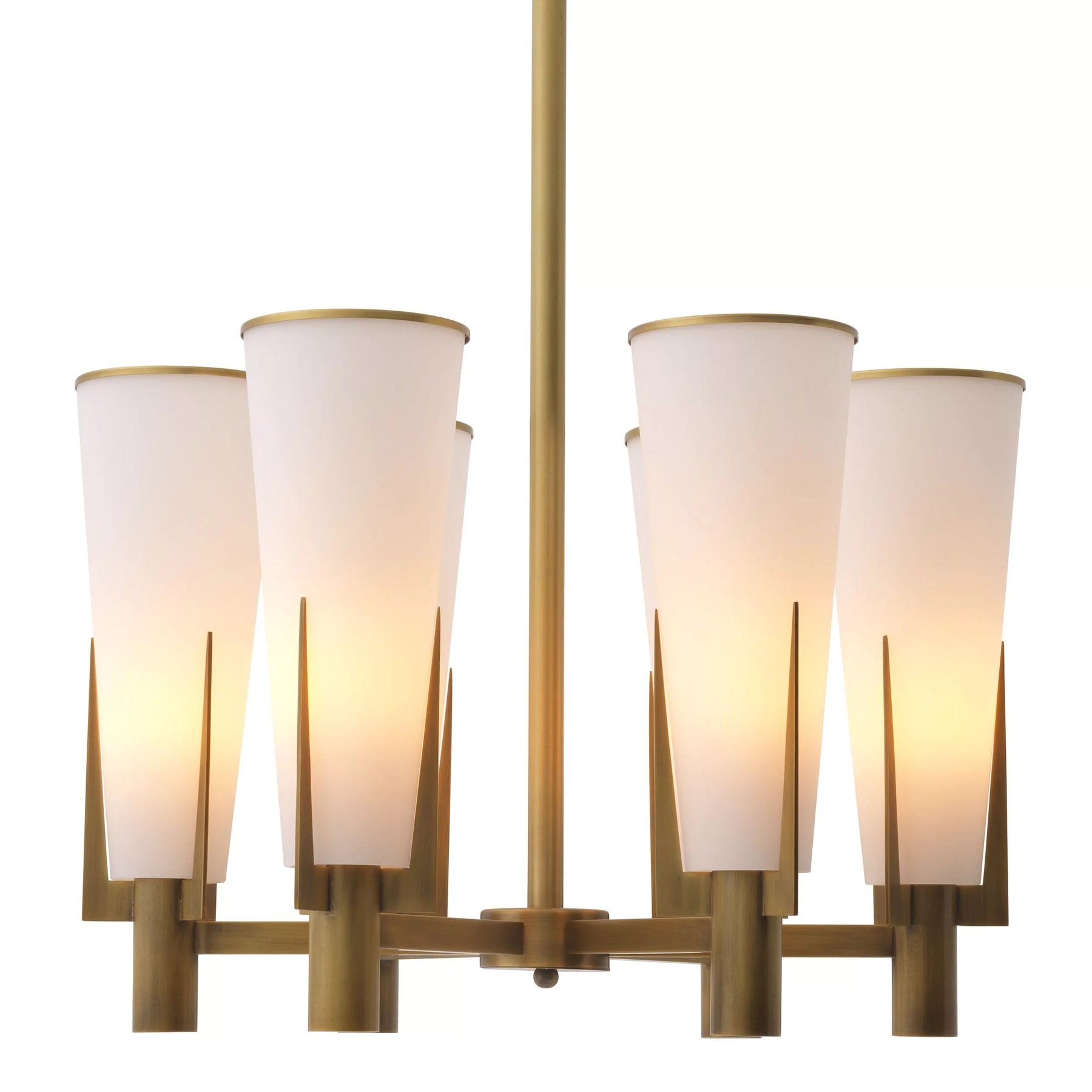 Nora Modern Brass Chandelier