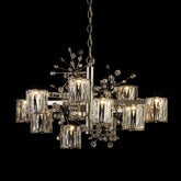 Neoclassicism 12 Light Modern Brass Chandelier - Lobmeyr