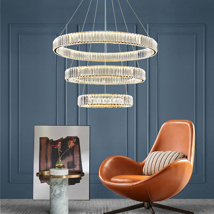 Doro Crystal Round Chandelier