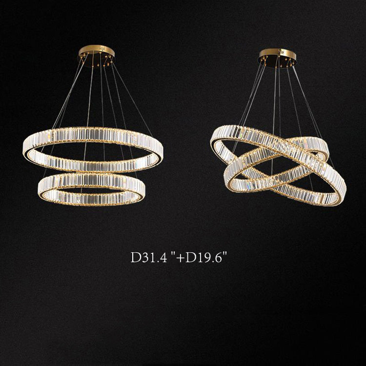 Doro Crystal Round Chandelier