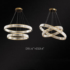 Doro Crystal Round Chandelier