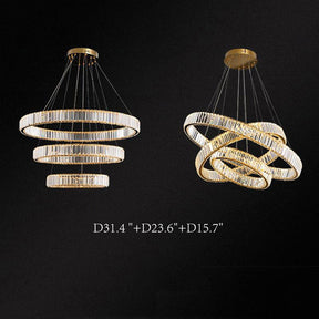 Doro Crystal Round Chandelier