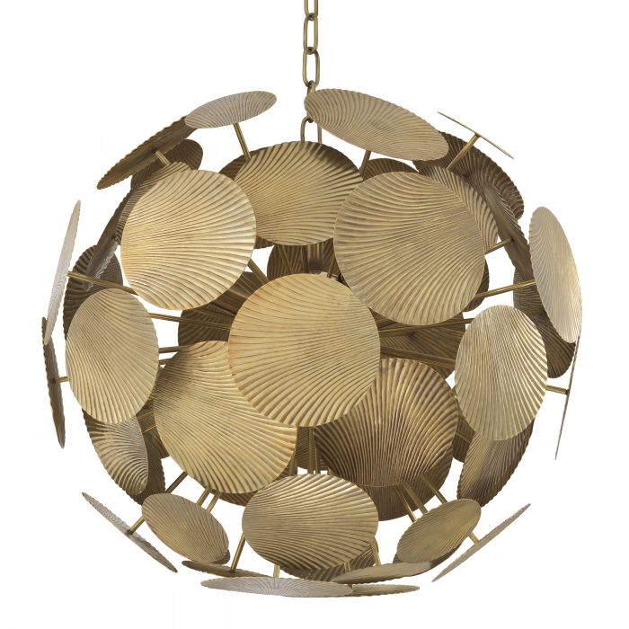 Cooper Modern Brass Chandelier 2 Sizes - Brass