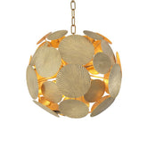 Cooper Modern Brass Chandelier 2 Sizes - Brass