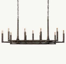 Avarital Forged Linear Chandelier 54" 72" 96" & Pendant