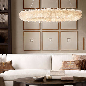 Edeline Crystal Halo Chandelier