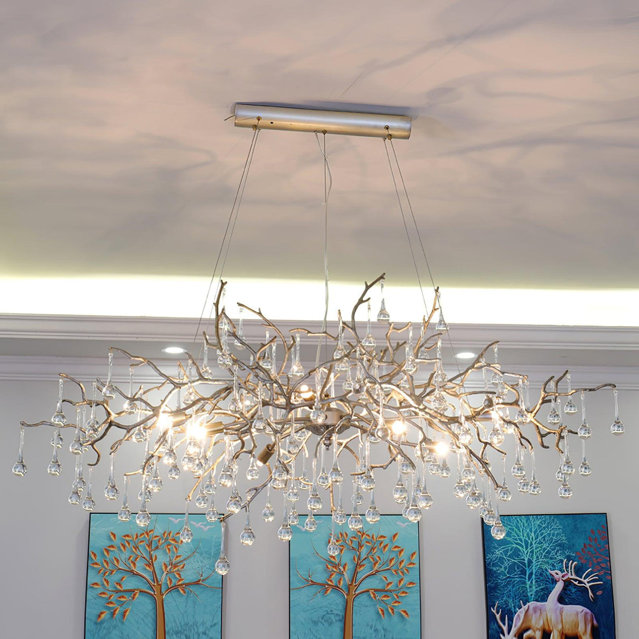 Drios Raindrop Chandelier