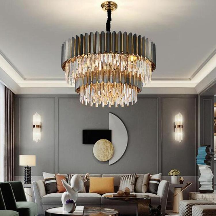 Flavian Double Tier Crystal Chandelier