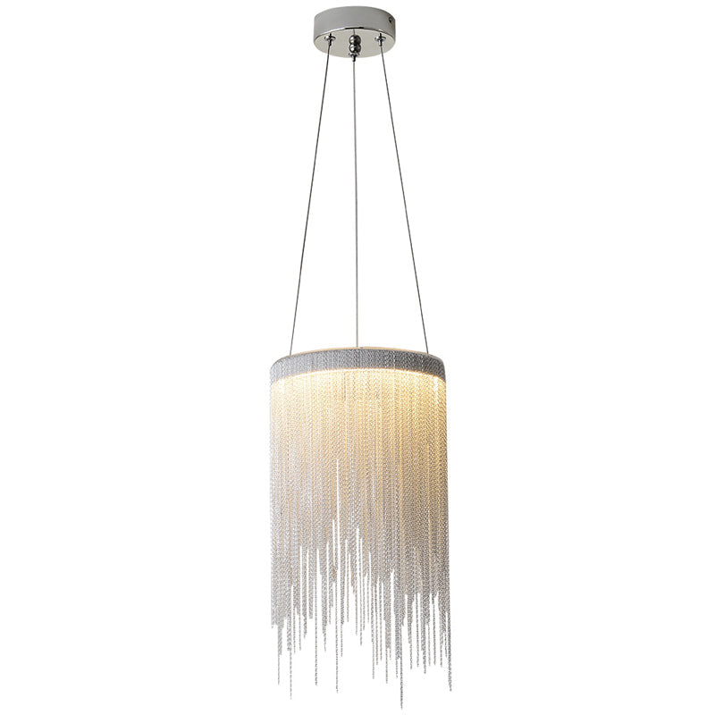 Flynn Aluminum Chain Tassel Pendant Light