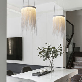 Flynn Aluminum Chain Tassel Pendant Light