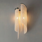 Flynn Aluminum Chain Tassel Wall Sconce